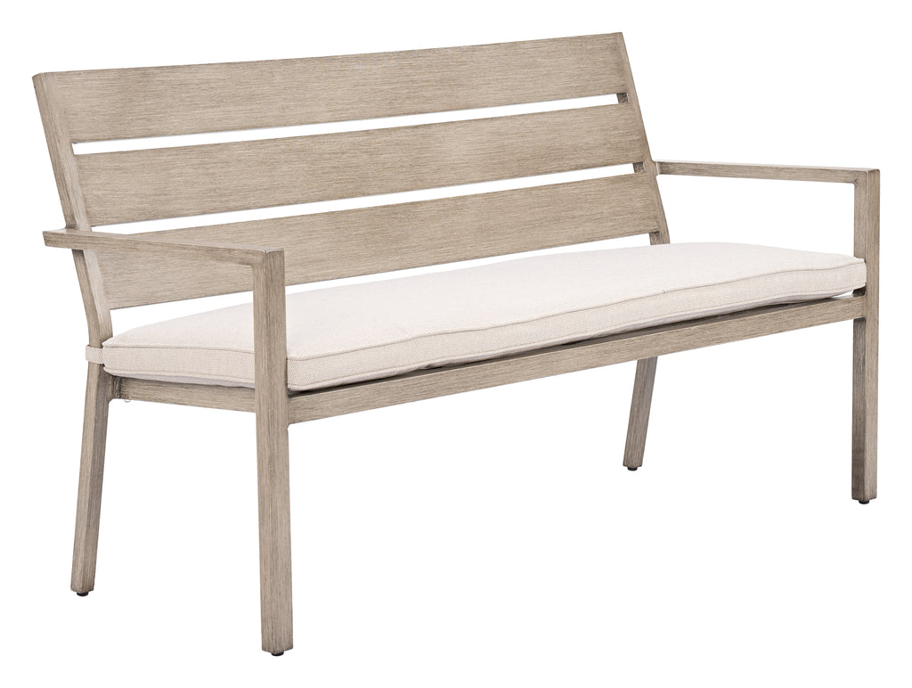 Zuo Reefline Bench (Set of 2) Gray