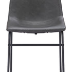 Zuo Smart Dining Chair (Set of 2) Charcoal
