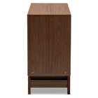 Baxton Studio Svante Mid-Century Modern Multicolor Finished Wood 6-Drawer Chest