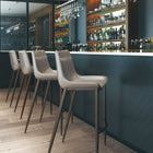 Zuo Magnus Barstool (Set of 2) Brown & Walnut