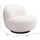Zuo Myanmar Accent Chair Cream