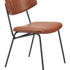 Zuo Charon Dining Chair (Set of 2) Vintage Brown