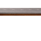 Baxton Studio Flora II Mid-Century Modern Light Grey Fabric Upholstered Medium Oak Finished Wood Dining Bench