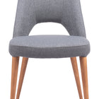 Zuo Leith Dining Chair (Set of 2) Gray