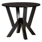 Baxton Studio Marian Modern Grey Fabric and Dark Brown Finished Wood 5-Piece Dining Set