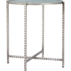 Zuo Vetro Side Table Silver