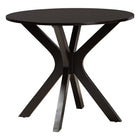 Baxton Studio Norah Modern Grey Fabric and Dark Brown Finished Wood 5-Piece Dining Set