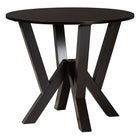 Baxton Studio Elise Modern Grey Fabric and Dark Brown Finished Wood 5-Piece Dining Set