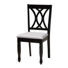 Baxton Studio Maya Modern Grey Fabric and Espresso Brown Finished Wood 5-Piece Dining Set