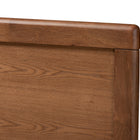 Baxton Studio Raya Mid-Century Modern Walnut Brown Finished Wood Queen Size Headboard