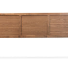 Baxton Studio Raya Mid-Century Modern Walnut Brown Finished Wood King Size Headboard