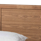 Baxton Studio Aras Modern and Contemporary Transitional Ash Walnut Brown Finished Wood King Size 3-Drawer Platform Storage Bed
