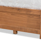 Baxton Studio Aras Modern and Contemporary Transitional Ash Walnut Brown Finished Wood King Size 3-Drawer Platform Storage Bed