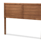 Baxton Studio Seren Mid-Century Modern Walnut Brown Finished Wood Full Size Headboard