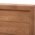 Baxton Studio Seren Mid-Century Modern Walnut Brown Finished Wood Queen Size Headboard
