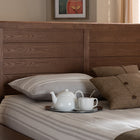 Baxton Studio Seren Mid-Century Modern Walnut Brown Finished Wood Full Size Headboard