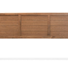 Baxton Studio Seren Mid-Century Modern Walnut Brown Finished Wood King Size Headboard
