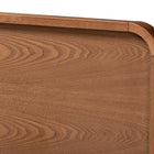 Baxton Studio Vita Modern Transitional Ash Walnut Brown Finished Wood 4-Drawer King Size Platform Storage Bed