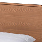 Baxton Studio Eleni Modern and Contemporary Transitional Dark Grey Fabric Upholstered and Ash Walnut Brown Finished Wood King Size 3-Drawer Platform Storage Bed
