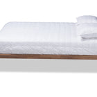 Baxton Studio Iseline Modern and Contemporary Walnut Brown Finished Wood Full Size Platform Bed Frame