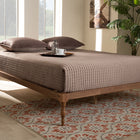 Baxton Studio Iseline Modern and Contemporary Walnut Brown Finished Wood Full Size Platform Bed Frame