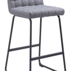 Zuo Pago Barstool (Set of 2) Gray