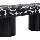 Zuo Botoia Bench Black & White