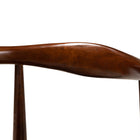 Baxton Studio Eira Mid-Century Modern Black Faux Leather Upholstered Walnut Finished Wood Dining Chair Set of 2