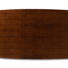 Baxton Studio Edna Mid-Century Modern Walnut Finished Wood Dining Table