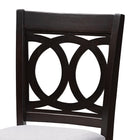 Baxton Studio Lenoir Modern and Contemporary Gray Fabric Upholstered Espresso Brown Finished 5-Piece Wood Pub Set