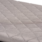 Baxton Studio Marit Mid-Century Modern Two-Tone Grey Fabric Upholstered Walnut Finished Wood Daybed