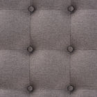 Baxton Studio Alvere Modern and Contemporary Grey Fabric Upholstered Walnut Finished Cocktail Ottoman
