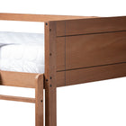 Baxton Studio Elsie Modern and Contemporary Walnut Brown Finished Wood Twin Size Bunk Bed