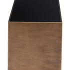 Zuo Reed Coffee Table Brass & Black