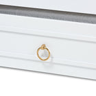 Baxton Studio Mariana Classic and Traditional White Finished Wood Twin Size Daybed with Trundle
