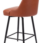Zuo Keppel Swivel Counter Stool Brown