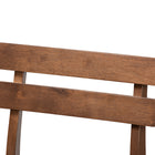 Baxton Studio Larine Modern and Contemporary Light Grey Fabric Upholstered Walnut Finished 2-Piece Wood Counter Stool Set