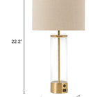 Zuo Boreal Table Lamp Beige & Gold