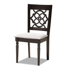 Baxton Studio Sadie Modern and Contemporary Grey Fabric Upholstered and Dark Brown Finished Wood 5-Piece Dining Set