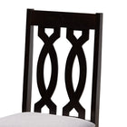 Baxton Studio Julie Modern and Contemporary Grey Fabric Upholstered and Dark Brown Finished Wood 5-Piece Dining Set