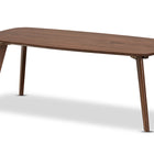 Baxton Studio Dahlia Mid-Century Modern Walnut Finished Coffee Table