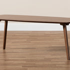 Baxton Studio Dahlia Mid-Century Modern Walnut Finished Coffee Table