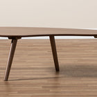 Baxton Studio Scarlette Mid-Century Modern Walnut Finished Coffee Table