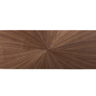 Baxton Studio Wendy Mid-Century Modern Walnut Finished Wood Console Table