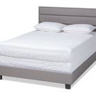 Baxton Studio Ansa Modern and Contemporary Grey Fabric Upholstered Full Size Bed