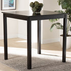 Baxton Studio Lenoir Modern Espresso Brown Finished Wood Counter Height Pub Table