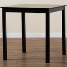 Baxton Studio Lenoir Modern Espresso Brown Finished Wood Counter Height Pub Table