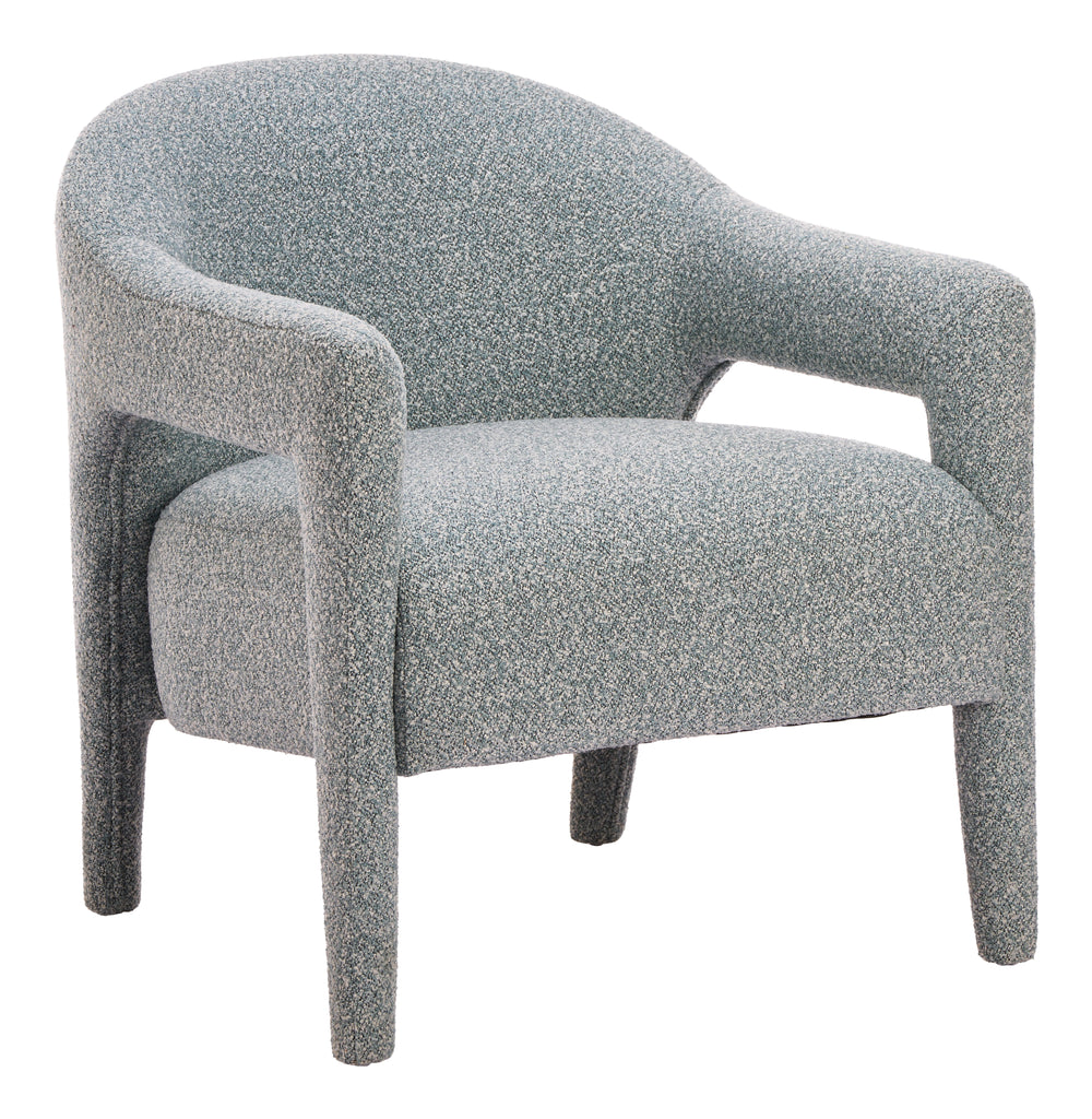 Zuo Eluma Accent Chair Dusty Teal