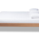Baxton Studio Marieke Vintage French Inspired Ash Wanut Finished Full Size Wood Bed Frame