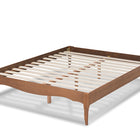 Baxton Studio Marieke Vintage French Inspired Ash Wanut Finished Queen Size Wood Bed Frame
